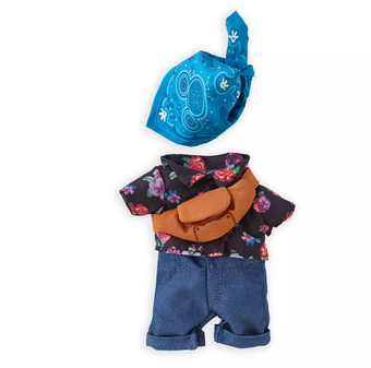 Disney NuiMOs Outfit Floral Shirt with Bandana and Sling Bag Set New with Card