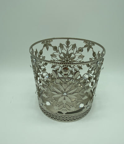 Bath and Body Works 2021 Christmas Holiday Snowflakes 3 Wick Candle Holder New