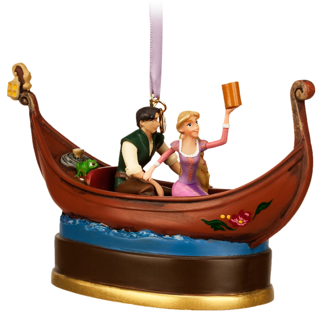 Disney Sketchbook Rapunzel Flynn Rider Singing Living Magic Ornament Tangled New