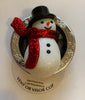 Bath and Body Works Christmas Holiday Snowman Car Fragrance Vent Visor Clip New