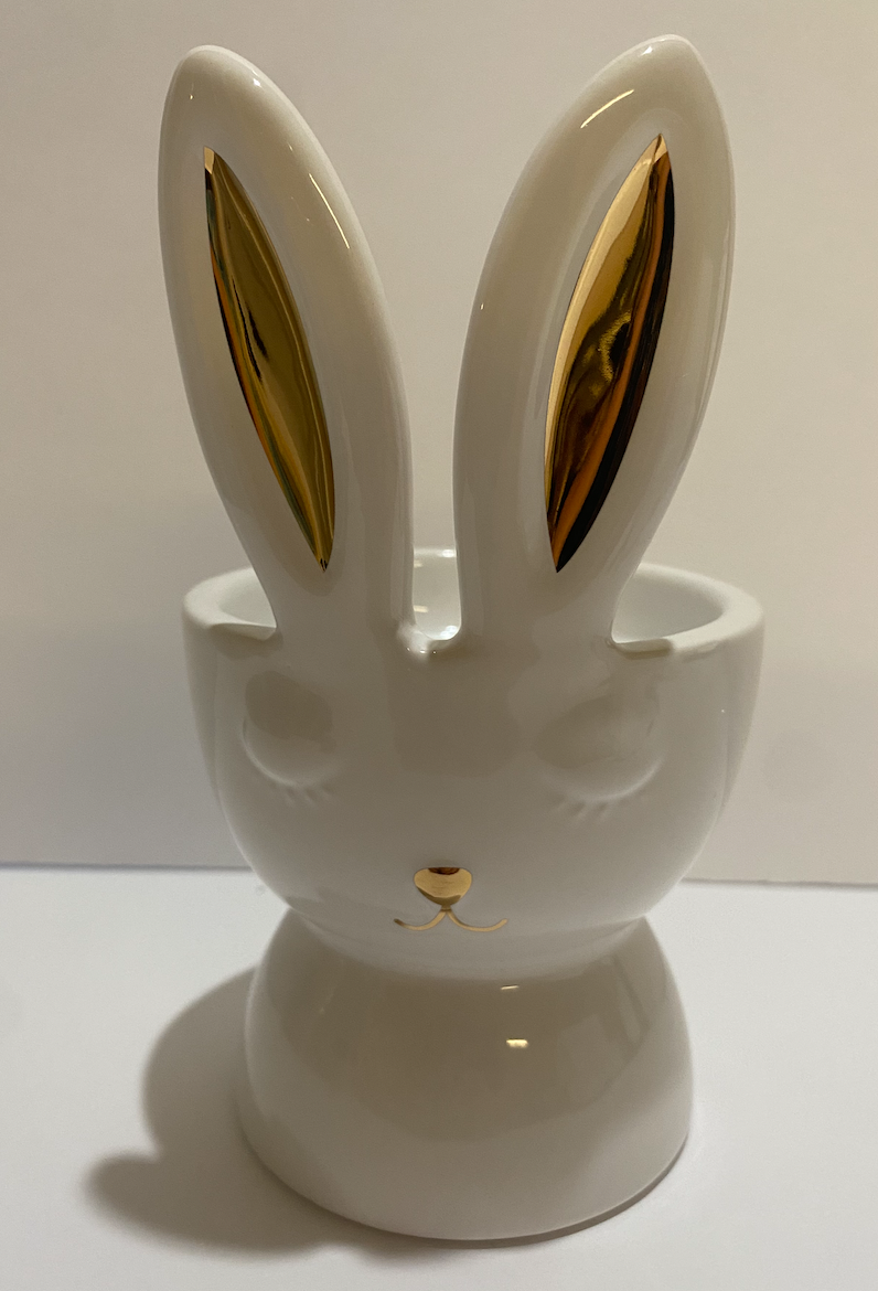Bath and Body Works 2022 Easter Bunny Single Wick Candle Holder New with Box