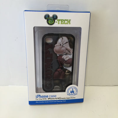 disney parks grumpyr iphone 4s case & screen guard new sealed box