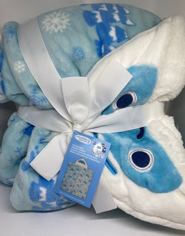 Disney Parks Expedition Everest Yeti Convertible Hooded Throw New with Tag