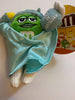 M&M's World NYC Green Liberty Plush Christmas Ornament New with Tag