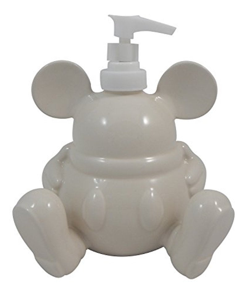Disney Parks Mickey Icon Ceramic Liquid Soap Dispenser New