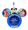 Disney Parks WDW 2021 Mickey and Friends Photo Frame Ornament New with Tag