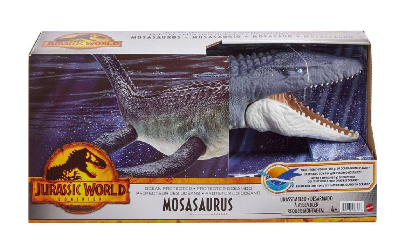 Jurassic World Dominion Ocean Protector Mosasaurus Dinosaur Figure New With Box