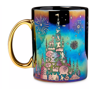 Disney 50th The World's Most Magical Celebration Iridescent Metallic Finish Mug