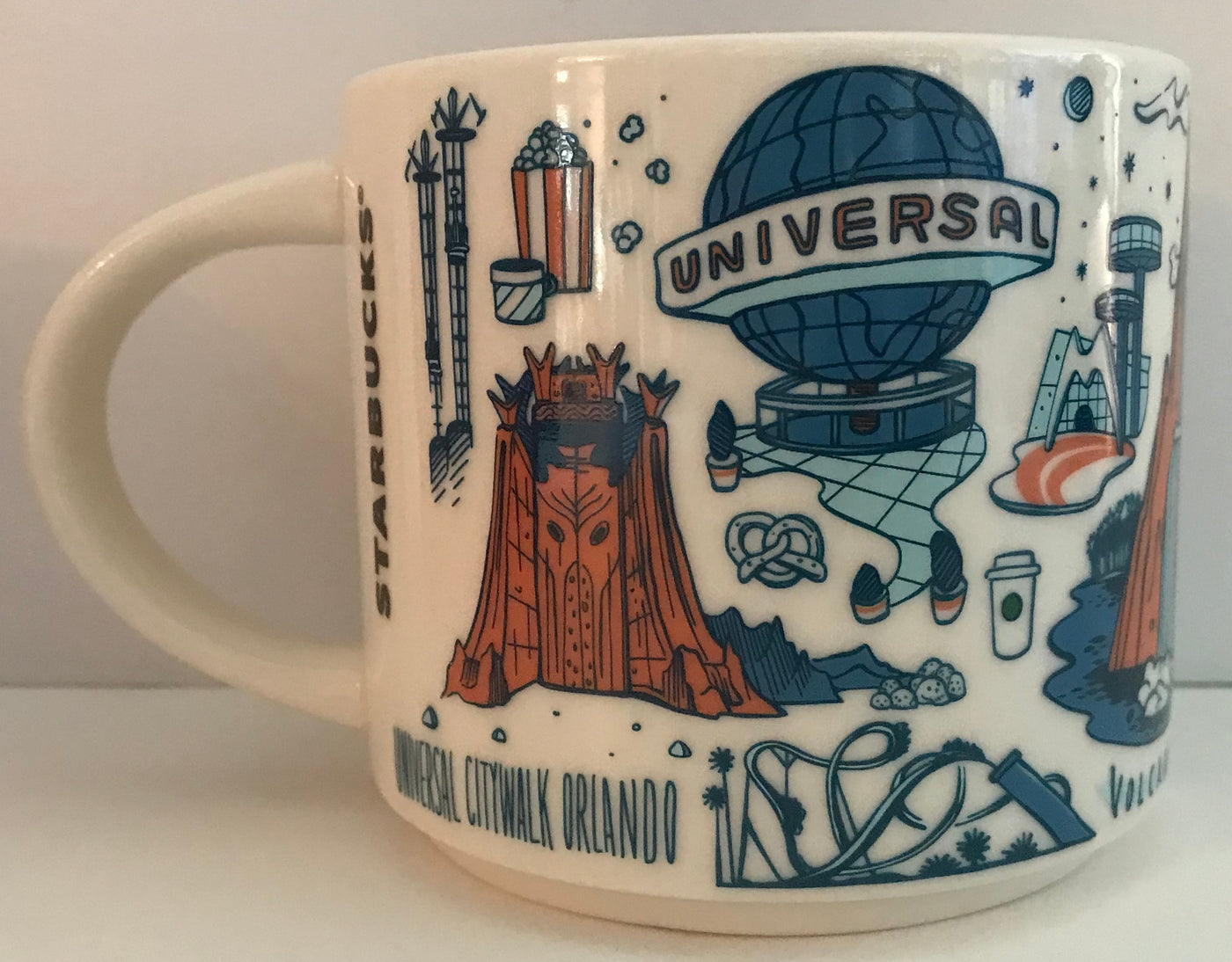 Starbucks Been There Series Collection Ceramic Mug Universal Studios Orlando New