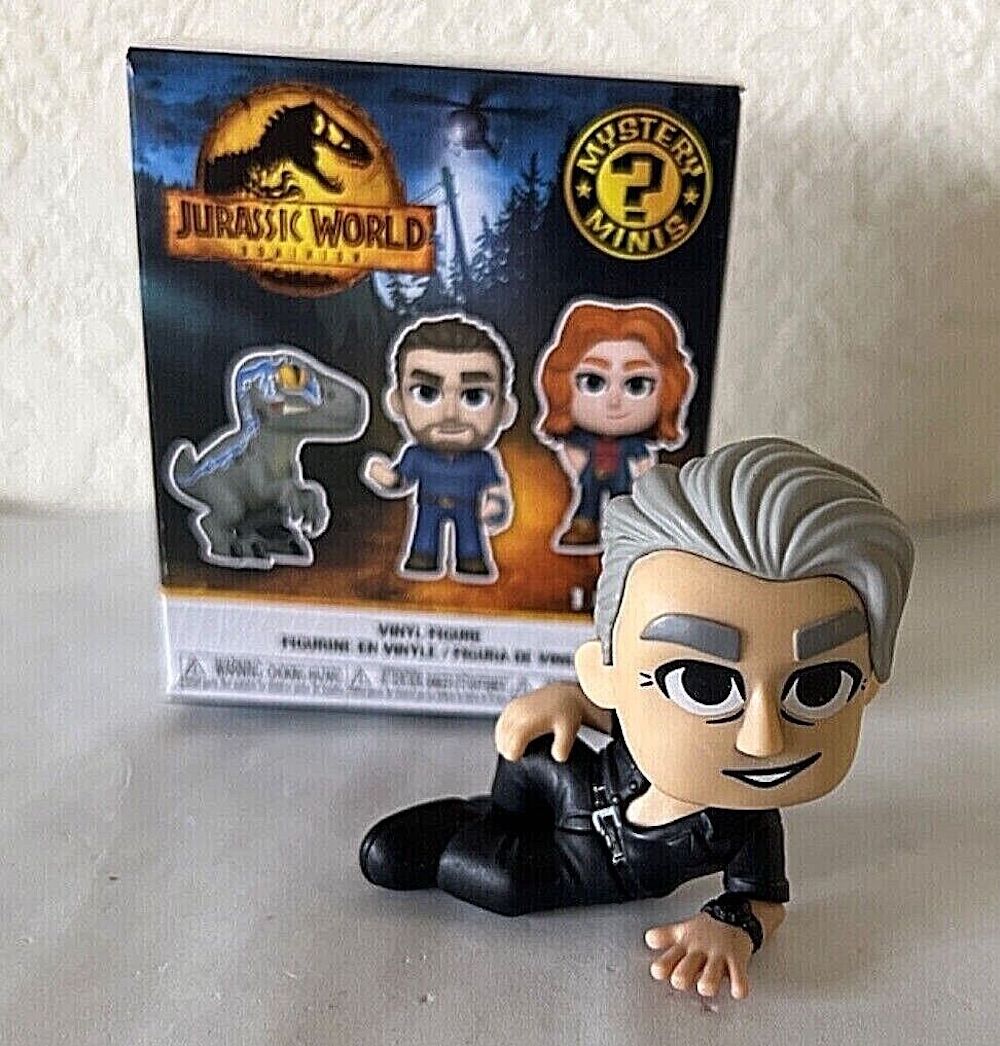 Funko Mystery Minis Jurassic World Dominion Dr Ian Malcolm Jeff 1/24 Rare New