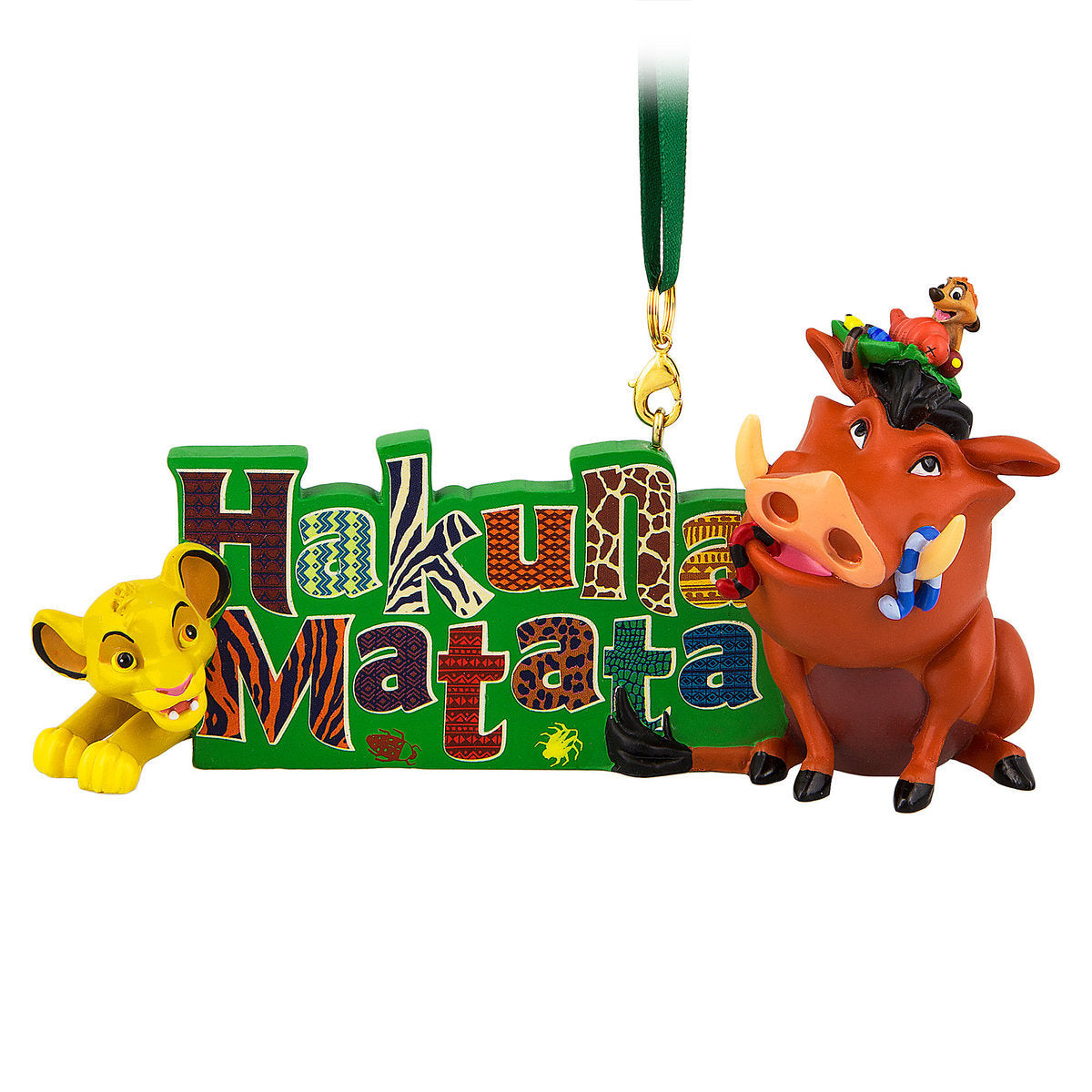 Disney Parks The Lion King Hakuna Matata Resin Ornament New with Tags