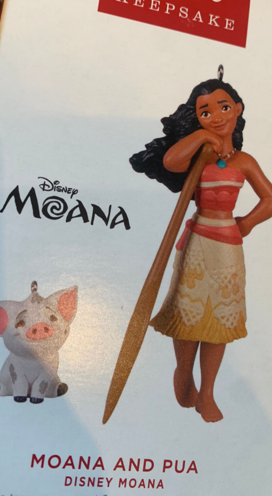 Hallmark 2022 Disney Moana and Pua Set Christmas Ornament New With Box