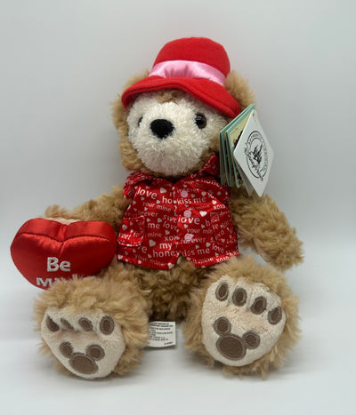 Disney Duffy the Disney Bear Valentine Be Mine Plush New with Tag