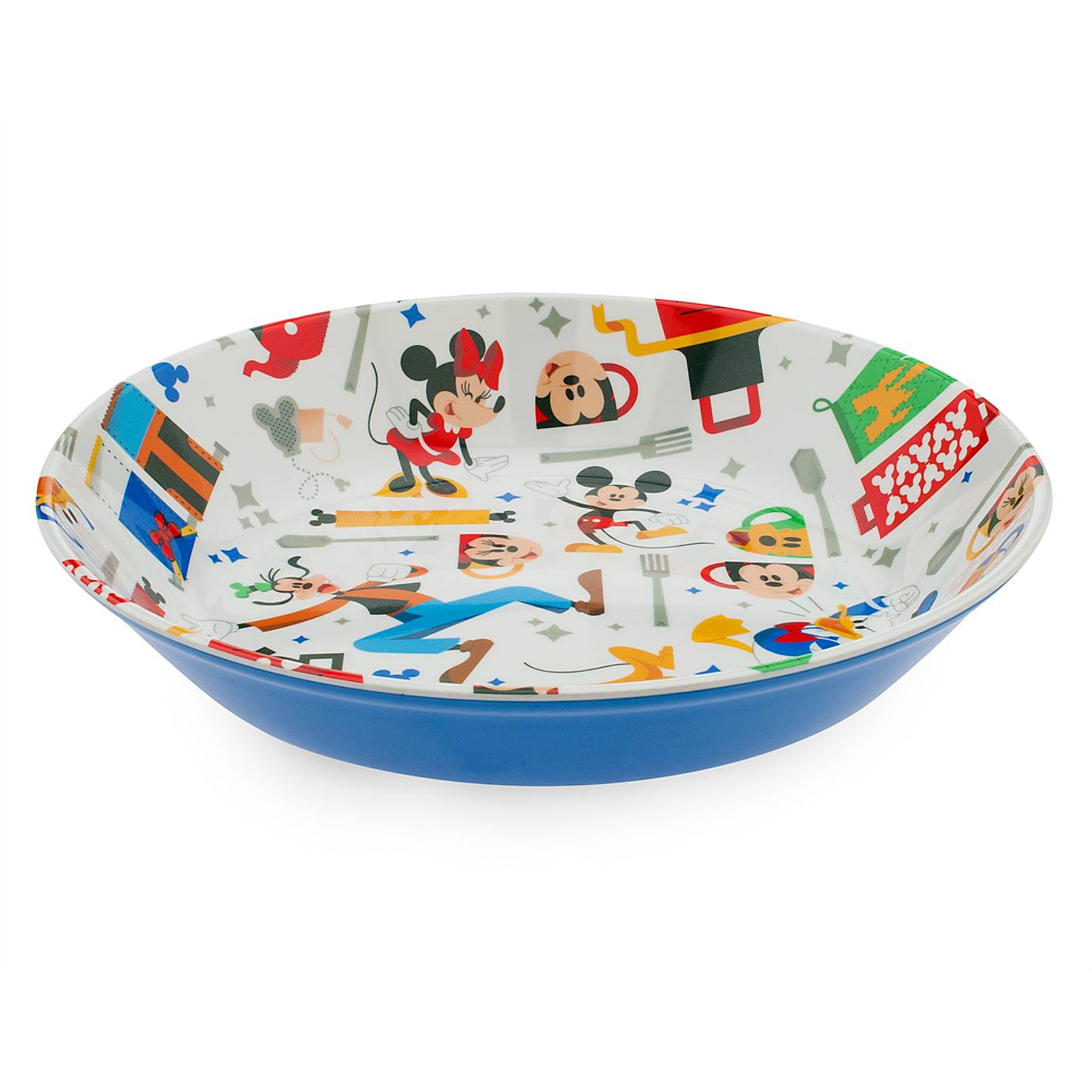 Disney Parks Mickey and Friends Ware Melamine Large Mixing Bowl New
