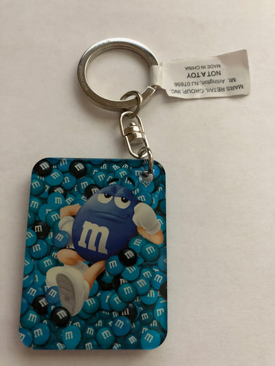 M&M's World Blue Characters Keychain New with Tag