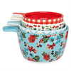 Disney Parks Mickey and Minnie Mouse Retro Ceramic Measuring Cups New