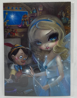 Disney Pinocchio and the Blue Fairy Becket Griffith Postcard Wonderground New