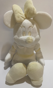 Disney Store Japan Minnie Mouse White Yellow Plush New with Tags