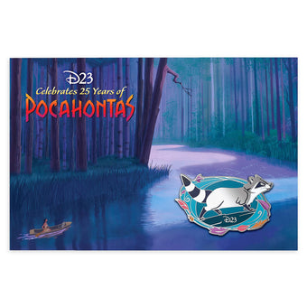 Disney D23 Pocahontas 25th Anniversary Meeko Pin New with Card