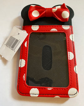 Disney Parks Minnie Bow and Dots Credit Card Wallet New with Tags