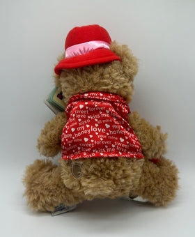 Disney Duffy the Disney Bear Valentine Be Mine Plush New with Tag