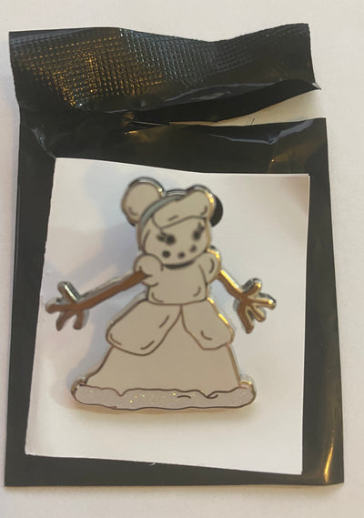 Disney Princess Cinderella Snowman Mystery Holiday Christmas Pin New