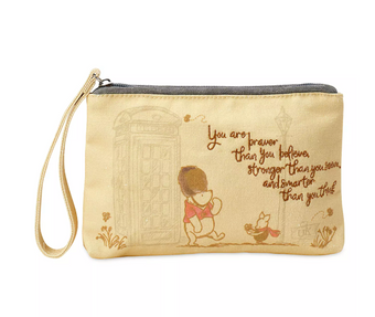 Disney Parks Epcot United Kingdom Winnie the Pooh and Piglet Classic Pouch New