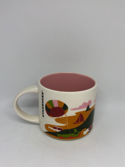Starbucks Coffee You Are Here Thailand Pattaya Ceramic Coffee Mug New with Box