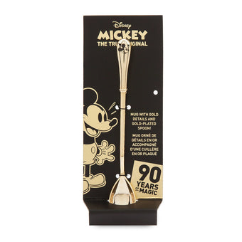 Disney Mickey The True Original Gold Collection Coffee Mug and Spoon Set New