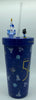 Disney Parks 50th Mickey Minnie Castle Stainless Steel Tumbler with Straw New