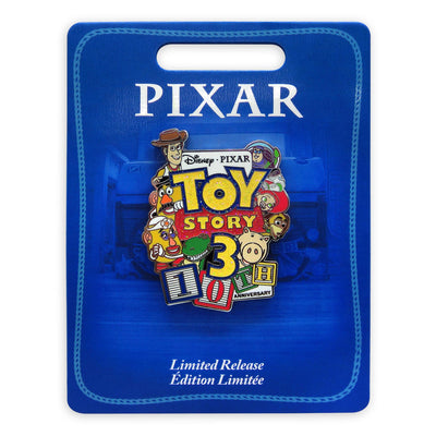 Disney Parks Toy Story 3 Pin 10th Anniversary Limited Release New with Card