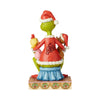 Jim Shore Grinch With Cindy And Max Figurine New with Box