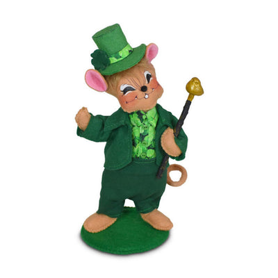 Annalee Dolls 2022 St. Patrick's 6in St. Patrick's Boy Mouse Plush New with Tag