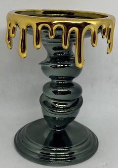 Bath and Body Works 2021 Halloween Tilted Pedestal 3 Wick Candle Holder New