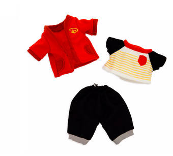Disney NuiMOs Outfit Red Cardigan with Color Blocked T-Shirt and Black Pants New