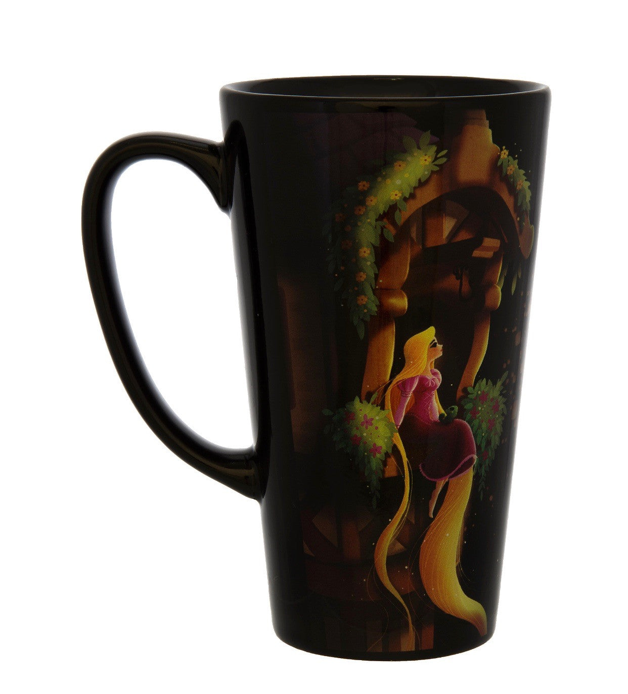 Disney Parks Wondergroung June Kim Rapunzel Tall Ceramic Coffee Mug New