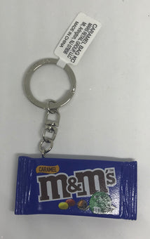 M&M's World Caramel Candy Bag Keychain New with Tag