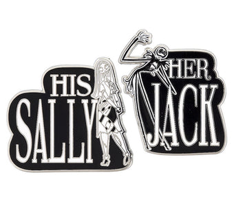 Disney Parks His Sally and Her Jack Pin New with Card