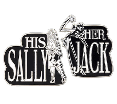 Disney Parks His Sally and Her Jack Pin New with Card
