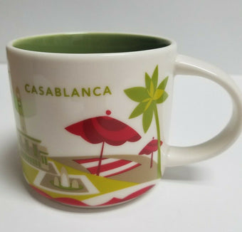 Starbucks You Are Here Collection Casablanca Ceramic Coffee Mug New with Box