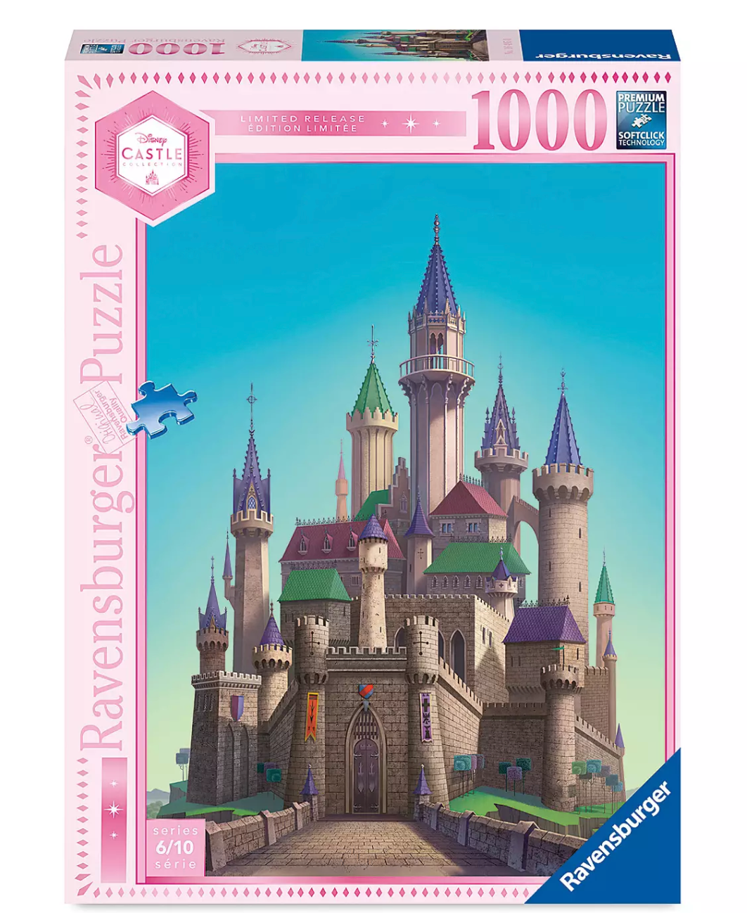 Disney Castle Collection Aurora Sleeping Beauty Castle Puzzle