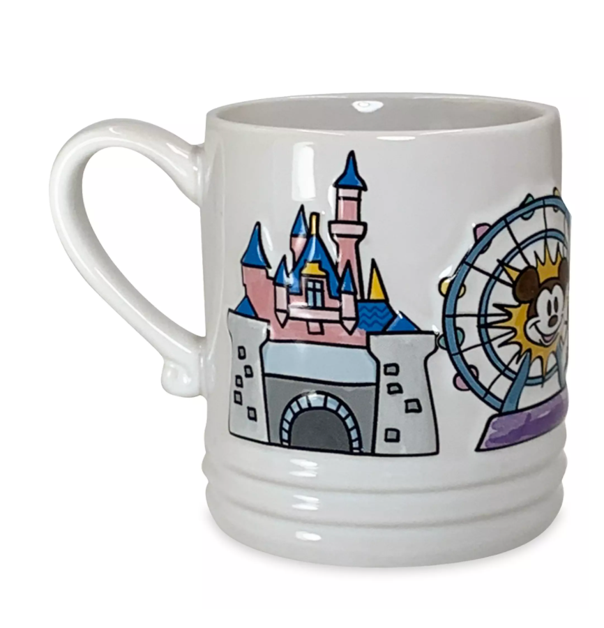 Disney Parks Disneyland Parkscape Ceramic Coffee Mug New