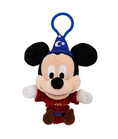 Disney Parks Mickey Sorcerer Plush Keychain New with Tags