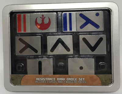Disney Parks Star Wars Galaxy Edge Resistance Rank Badge Set New with Case