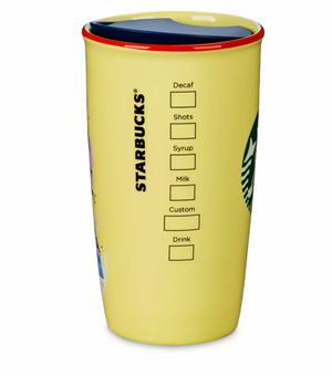 Disney Parks Disneyland Resort Minnie Porcelain Starbucks Tumbler New