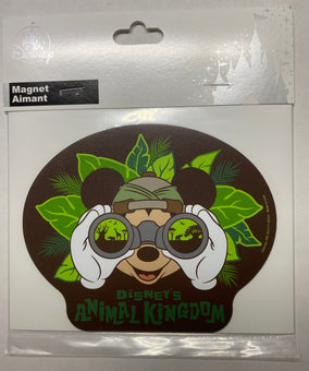 Disney Parks Animal Kingdom Mickey Safari with Binocular Magnet New Sealed