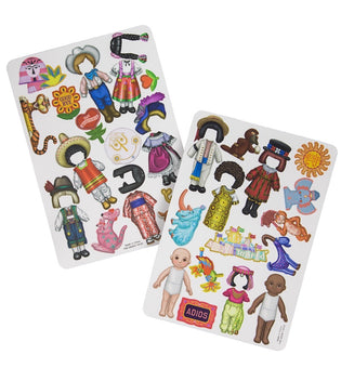 Disney Parks It's a Small World Magnet Set People New