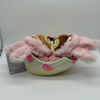 Disney Store Chip 'n Dale Easter Bunny in Basket Plush New with Tag