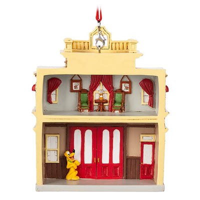 Disney Parks Disneyland Fire Dept Pluto House Christmas Ornament New with Tag