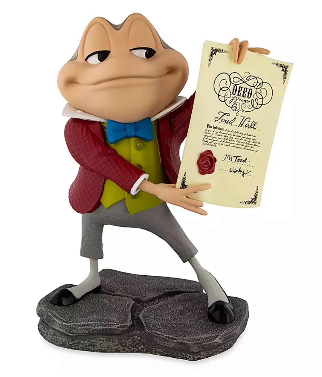 Disney Parks Toad Figure The Adventures of Ichabod and Mr. Toad Figurine Statue